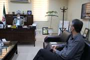 ارائه گزارش عملکرد شش ماهه اداره دامپزشکی تنگستان در دیدار با فرماندار 