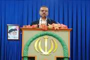 سخنرانی مدیر کل دامپزشکی استان بوشهر  پیش از خطبه های نماز جمعه