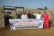 ارائه خدمات رایگان به روستائیان در اردوی جهادی دامپزشکی شهرستان گناوه