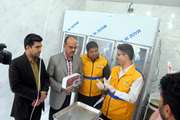 بازدید مشترک دامپزشکی و تعزیرات از مراکز عرضه فرآورده های خام دامی
