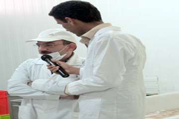 تصاويري از مراحل توليد برنامه كشاورزي و توسعه با موضوع فعاليت نظارت بهداشتي دامپزشكي