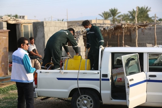 فتو کلیپ اردوی جهادی اداره کل دامپزشکی استان بوشهر در روستای بابمنیر شهرستان دشتی 