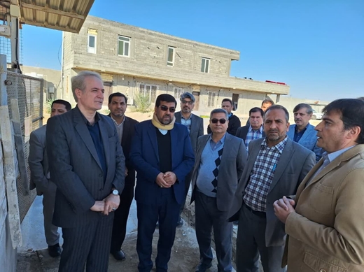 بازدید معاون وزیر جهاد کشاورزی از واحد پرورش شتر مرغ در شهرستان تنگستان