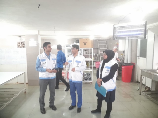 بازدید بهداشتی از مراکز عرضه و کارگاههای فرآوری در شهرستان کنگان