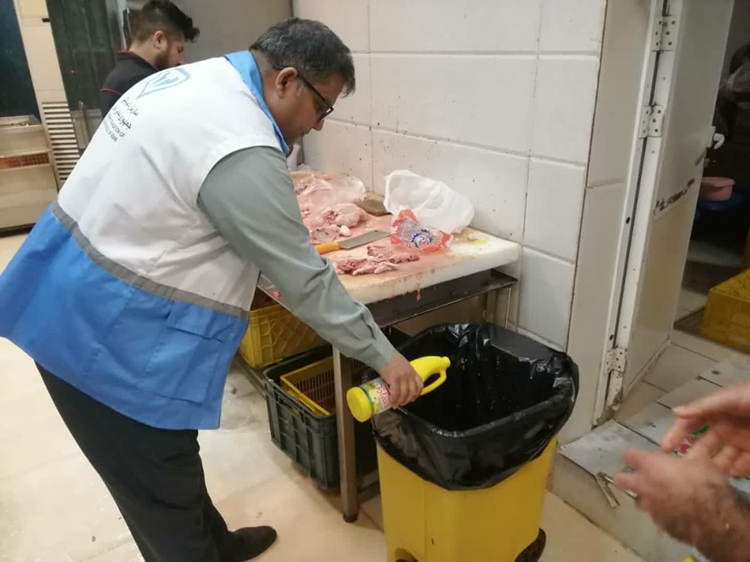 نظارت بهداشتی دامپزشکی شهرستان بوشهر در شب یلدا