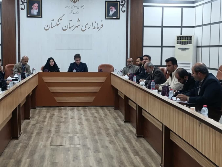 جلسه ساماندهی کشتار دام در شهرستان تنگستان برگزار شد 