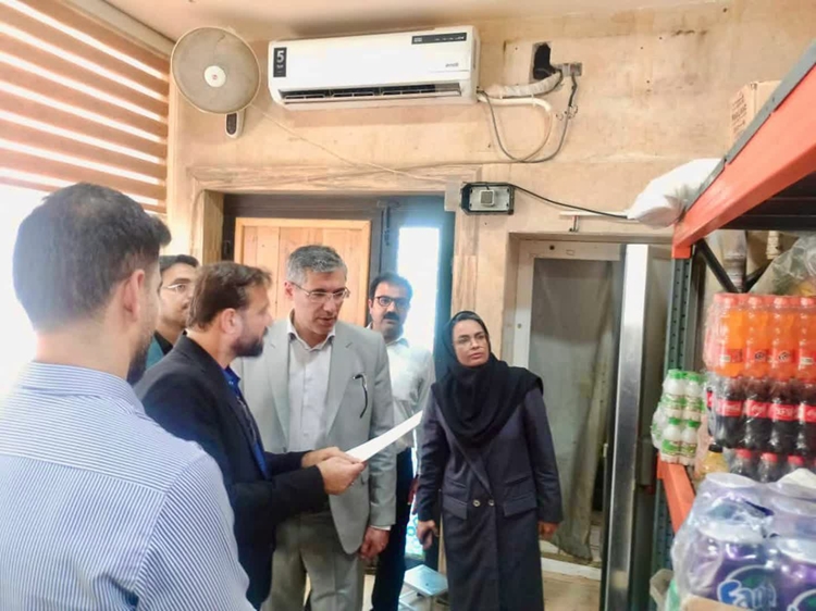 بازدید مشترک بهداشتی در شهرستان دیر انجام شد